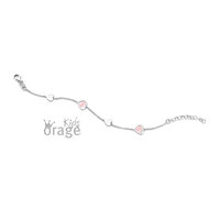 Orage Kids Armband K2539 Hart Parelmoer Roze
