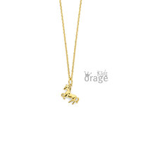 Orage Kids Ketting K2795 paard verguld geel goud