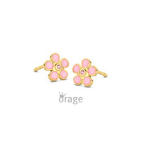 Orage Kids Oorbellen K3103 bloem verguld