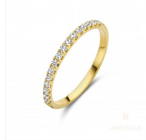 18 karaat gouden ring Aucielle AR0011C alliance zirconium