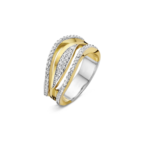 Nobless Ring 31-0495 in verguld zilver