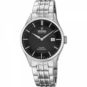 Festina Herenhorloge F20005/4 Swiss Made, 10 Atm, saffierglas