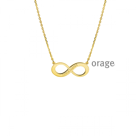 Orage Ketting V1344 met Infinity hanger