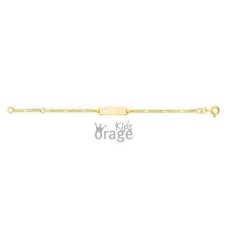 9 karaat Gouden Armband met Naamplaatje Orage Kids K2660