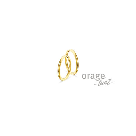 Orage Stalen Oorbellen 25 mm T623