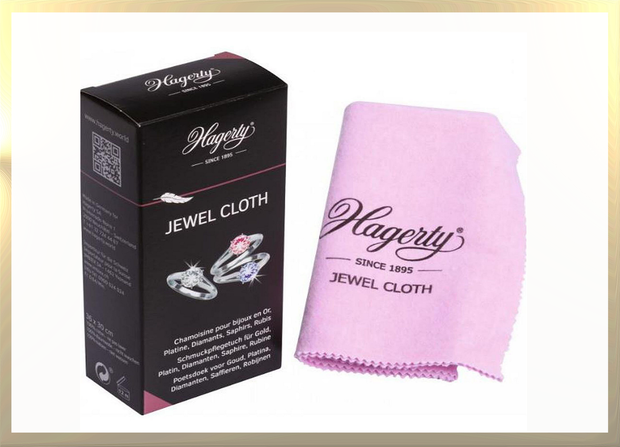Hagerty Jewel Cloth : reinigingsdoek voor juwelen en edelstenen
