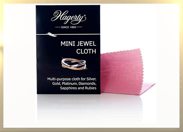 Hagerty Mini Jewel Cloth : reinigingsdoek voor juwelen