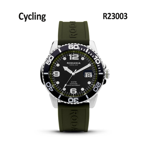 Rodania Herenhorloge Cycling R23003, 20 Atm