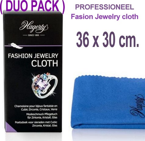 Hagerty Fashion Jewelry Cloth  30x36cm (2 stuks)