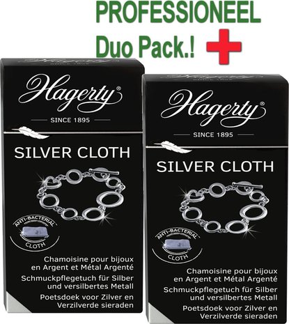 Hagerty Silver Cloth 30x36 cm  (2 stuks)