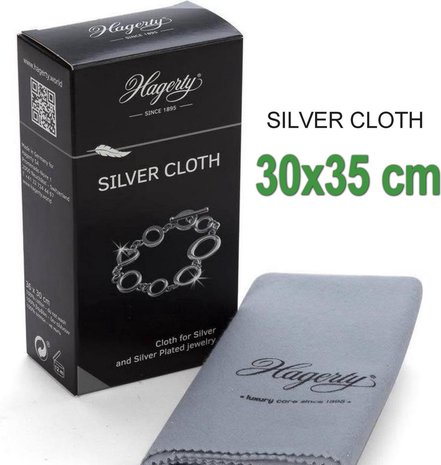 Hagerty Silver Cloth 30x36 cm  (2 stuks)