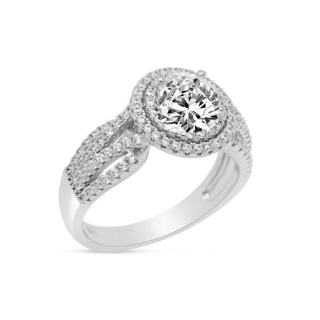 Silver Rose Ring R2169W