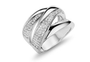 Silver Rose Ring R6329W