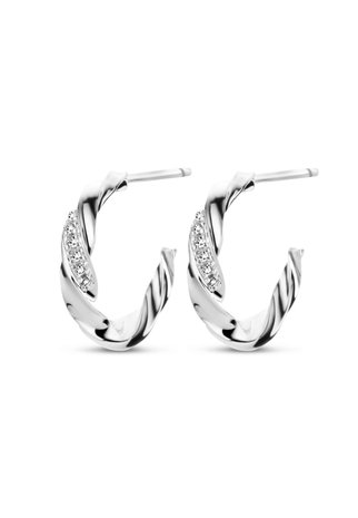 Diamanti Per Tutti Oorbellen, Serendipity Hoops White M1771