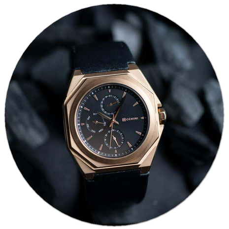 Gemini Lux  Ros&egrave; Goud  Exclusive horloge -  Lux03