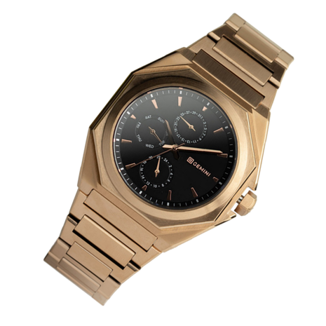 Gemini Ferro Ros&egrave; Goud  Exclusive horloge -  Fer05