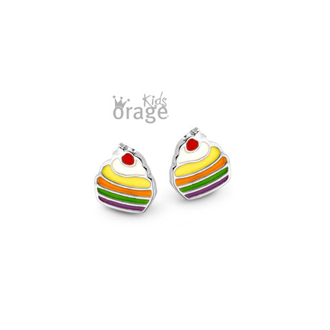 Orage Kids Oorbellen K2609 cupcake multicolor