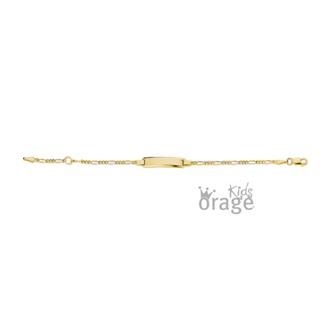9 karaat Gouden Armband met Naamplaatje Orage Kids K2664