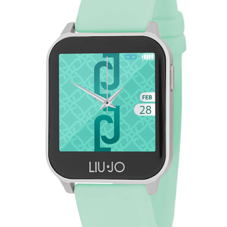 Liu Jo Smartwatch Energy SWLJ016 Silver Silicon Aquamarine