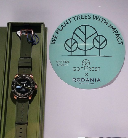 Rodania Herenhorloge Leman Go Forest Edition R18036, 20 ATM