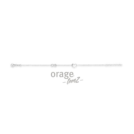 Orage Teenz Armband T563 infinity hart