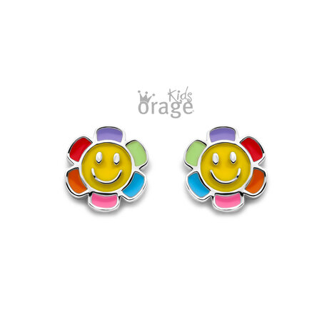 Orage Kids Oorbellen K2622 bloem multi