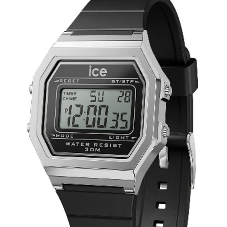 ICE WATCH ICE digit retro - black silver 022063