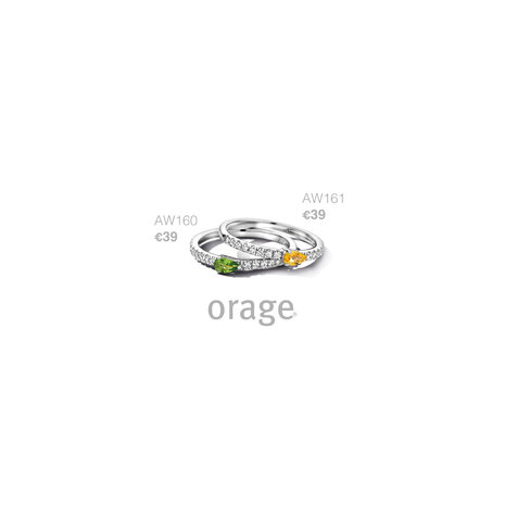 Orage ring AW161 oranje