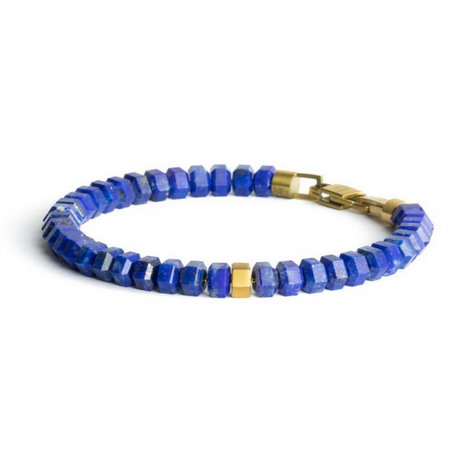 Gemini N03 Octo Blue Exclusieve armband met Lapis Lazuli