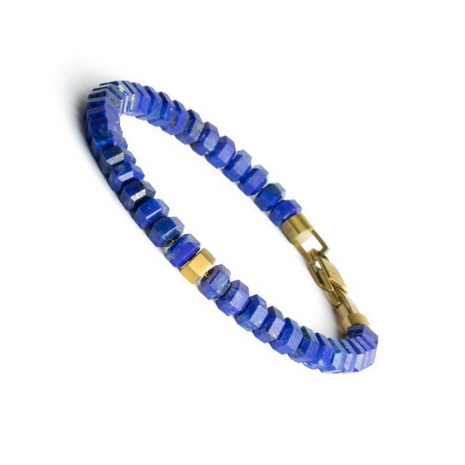 Gemini N03 Octo Blue Exclusieve armband met Lapis Lazuli