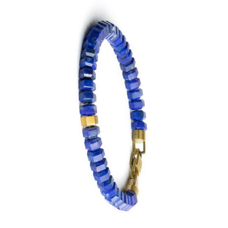 Gemini N03 Octo Blue Exclusieve armband met Lapis Lazuli