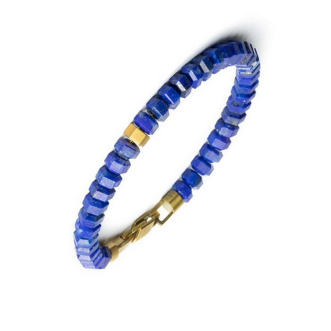 Gemini N03 Octo Blue Exclusieve armband met Lapis Lazuli