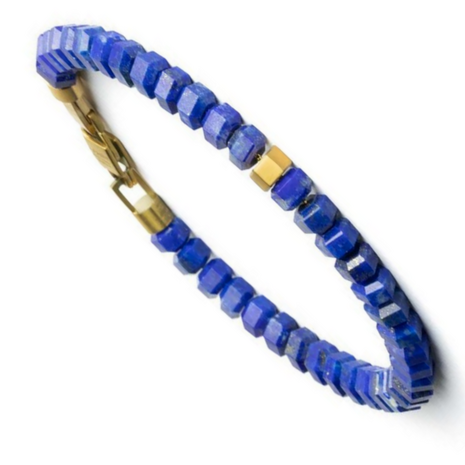 Gemini N03 Octo Blue Exclusieve armband met Lapis Lazuli