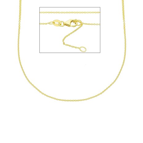 18kt Goud Ketting Solide  / Cable- CG45