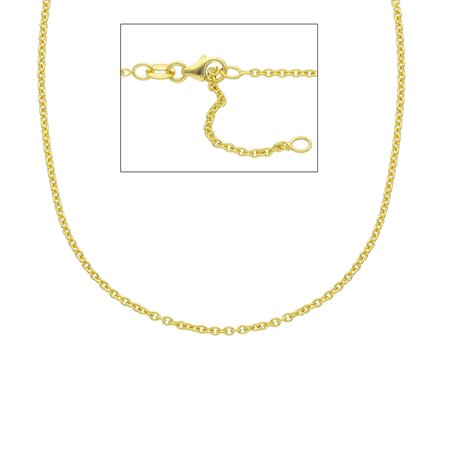 18kt Goud Ketting Solide  / Cable- MRB040GG50