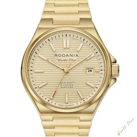   Rodania Herenhorloge World Star R74005, 10 ATM