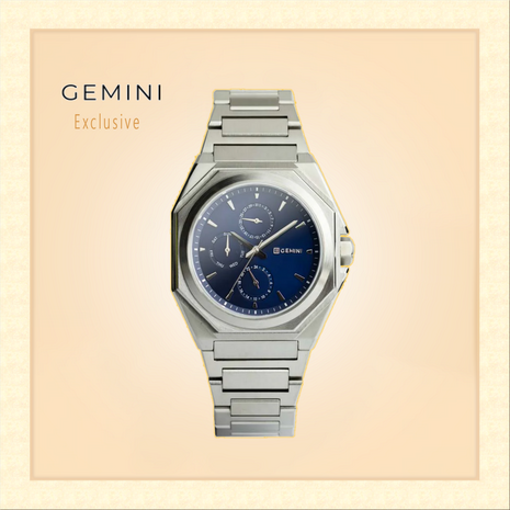 Gemini Exclusive horloge Ferro Zilver -  Fer01