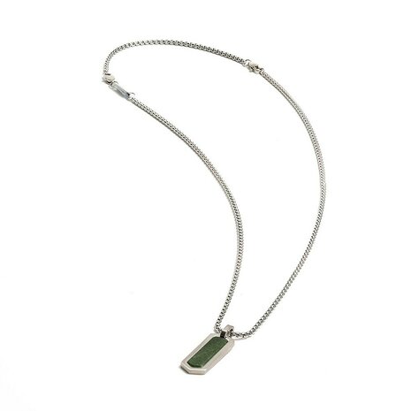 Gemini ketting NNR2 Roma Silver Green