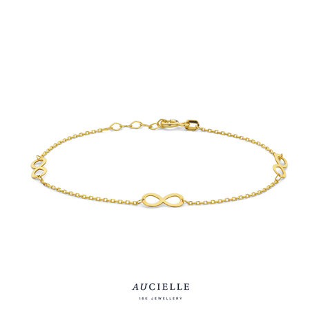 18 Karaat gouden Armband Aucielle AA0015B/18 met infinity