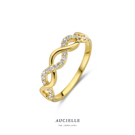 18 karaat gouden ring Aucielle AR0051C infinity