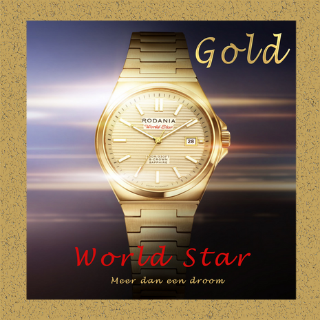   Rodania Herenhorloge World Star R74005, 10 ATM