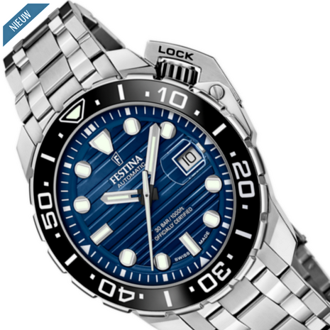 Festina Herenhorloge F20043/2 Diver SWISS