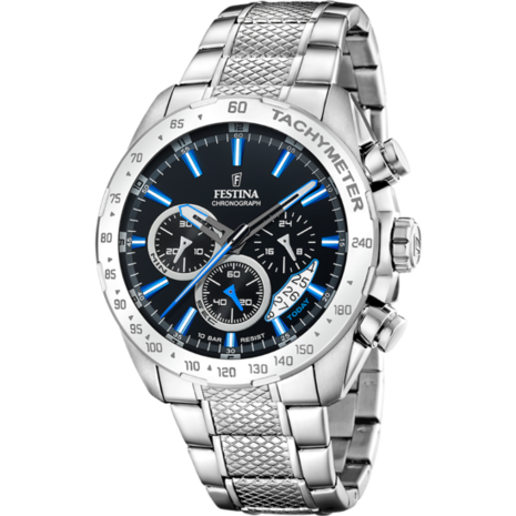 Festina Herenhorloge F20668/6 Timeless Chronograph, 10 Atm