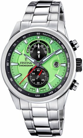 Festina Herenhorloge F20694/3 Timeless Chronograph, 10 Atm