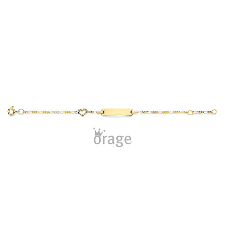 9 karaat Gouden Armband met Naamplaatje Orage Kids K2965