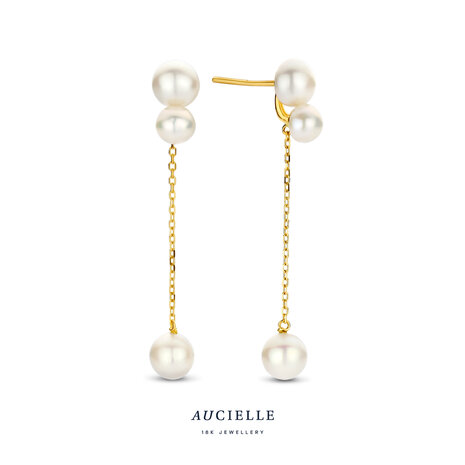 18 karaat gouden oorbellen Aucielle AE0260F