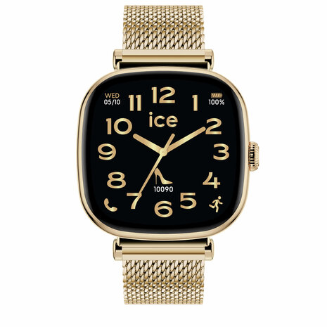  ICE WATCH ICE SMART SQ 2.0 - SQUARE - 1.7 - GOLD - MILANESE - 025234