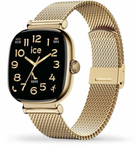   ICE WATCH ICE SMART SQ 2.0 - SQUARE - 1.7 - GOLD - MILANESE - 025234