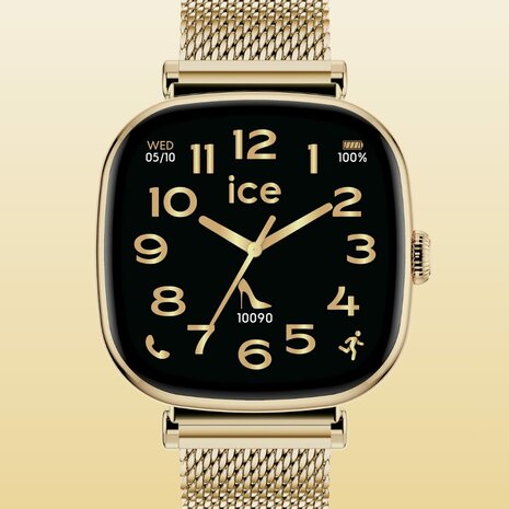   ICE WATCH ICE SMART SQ 2.0 - SQUARE - 1.7 - GOLD - MILANESE - 025234