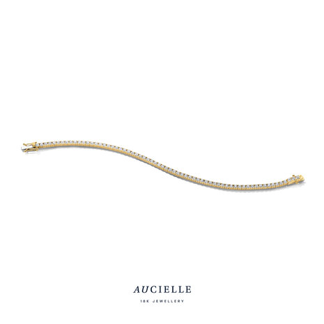 18 Karaat gouden Armband Aucielle AA9000A labgrown diamant
